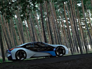 BMW Vision EfficientDynamics Concept side close BMW Vision EfficientDynamics Concept side close