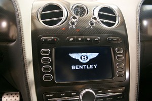 2010 Bentley Continental Supersports center screen 2010 Bentley Continental Supersports center screen