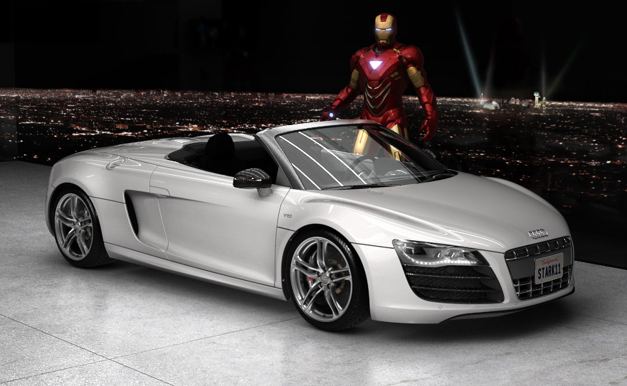 It is a new Audi commercial featuring the new Audi R8 V10 Spyder which 
