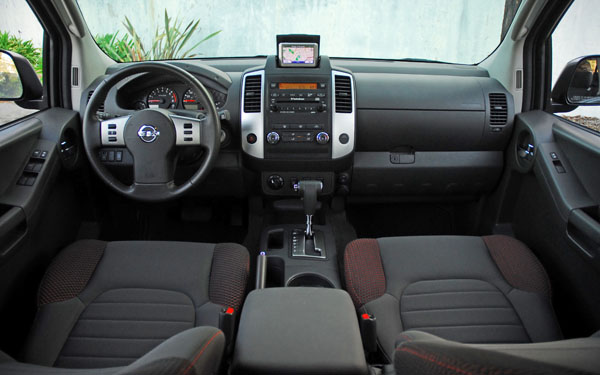 Standard interior features in the Off-Road model include sporty, 