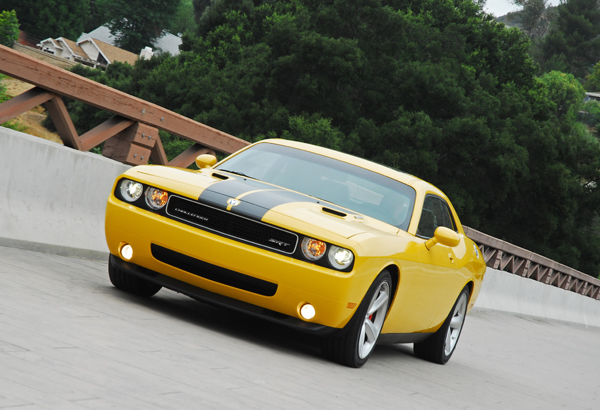 Today's Dodge Challenger SRT8 features styling cues that are unmistakably