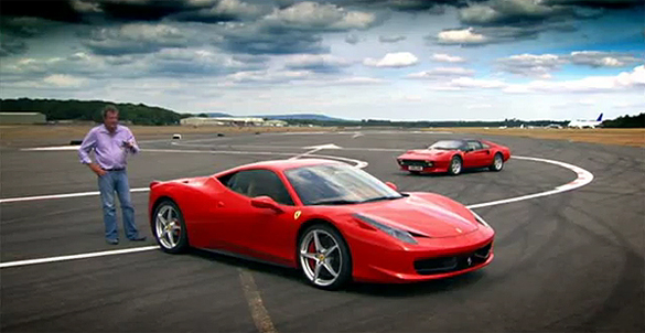  Top Gear Jeremy gets behind the wheel of the new Ferrari 458 Italia and 