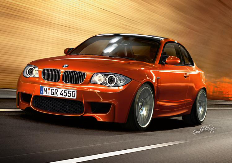  teasing everyone with a small sliver of the new BMW 1-Series M Coupe.
