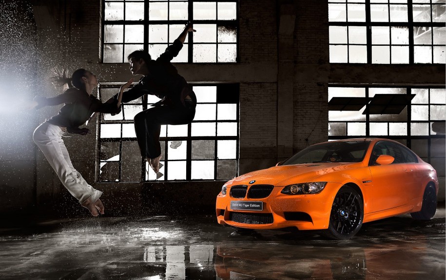 The BMW M3 Tiger Edition uses the same paint scheme as the BMW M3 GTS but