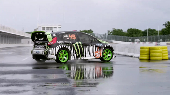 and the ultimate playground area for Ken Block and his 650hp Ford Fiesta