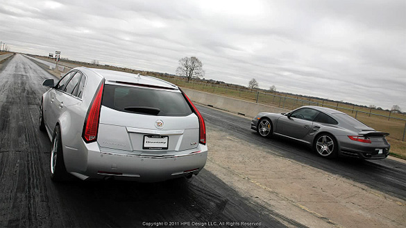 Just for sh ts and giggles why not race the new Cadillac CTSV Wagon 