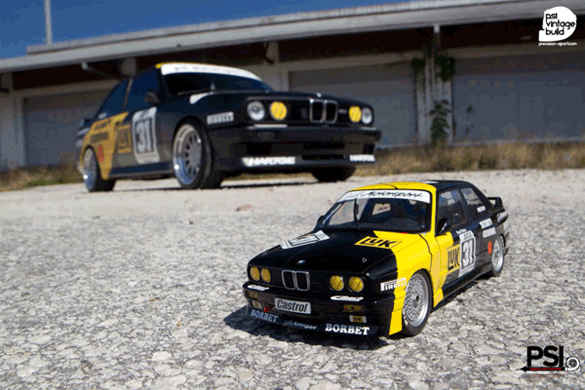 Kurt Thiim E30 BMW M3 DTM Project Replicated from 118 Scale Model Car