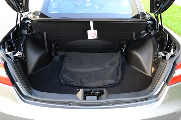 Chrysler sebring trunk dimensions
