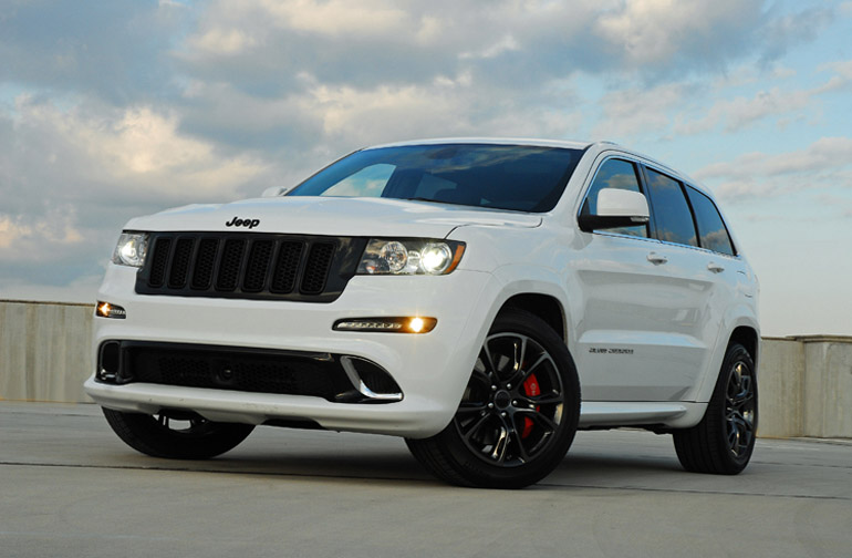 2013 Jeep grand cherokee white with black rims for sale #2