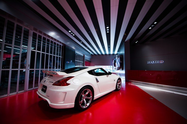 The new Nismo 370Z in Nismo's corporate headquarters and showroom - image: Nissan