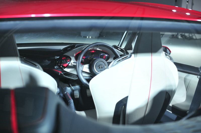 Toyota Ft 86 Concept Interior From Rear