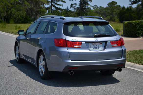 11 Acura Tsx Sport Wagon Rear Automotive Addicts