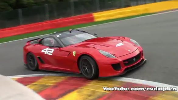 Noise Pollution At Its Best: Ferrari 599XX In Action Video