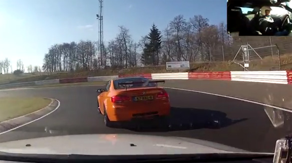 Video: BMW 1M Coupe Tails BMW M3 GTS Around the Ring
