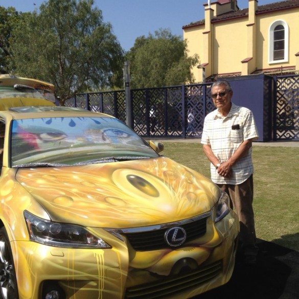 Artist Represents Lexus’ Moving Expressions CT200h at Self Help