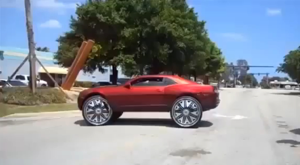 Friends Don’t Let Friends Drive Camaros On 32s: Video
