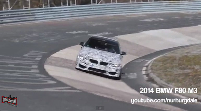 BMW Testing 2014 2 Series (M235i), M3 and i8 on Nurburgring: Video