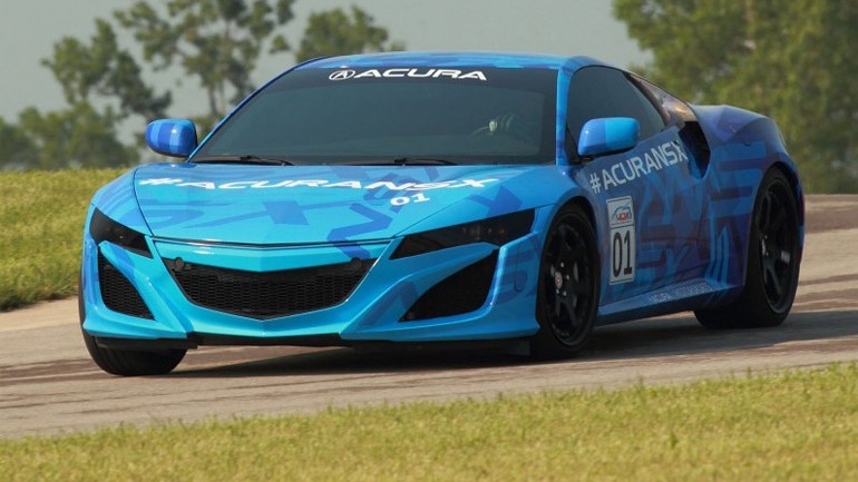 2015 Acura NSX Prototype On Track: Video