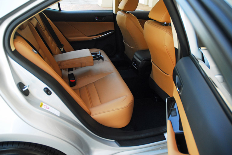 2014 Lexus IS250 Rear Seats Done Small