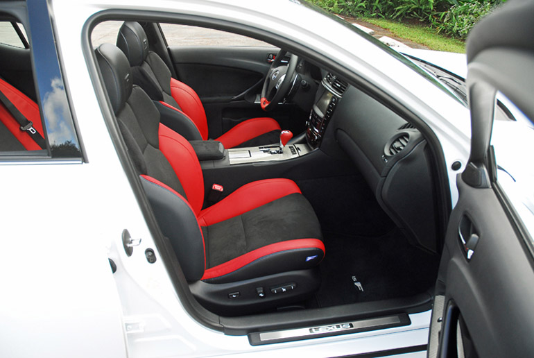 2014 Lexus ISF Front Seats Done Small