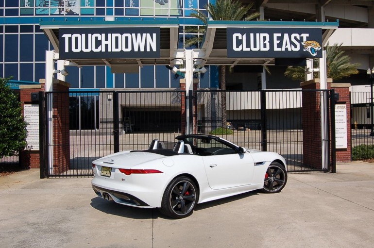 2014 Jaguar F-Type Touch Down 3-4 rear