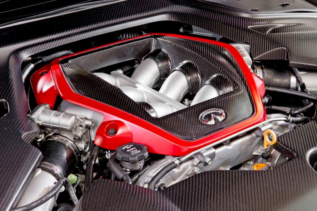 Q50 Mod Engine Under the Hood of the Infiniti Q50 Eau Rouge Lies GT-R Bits: Exclusive ...