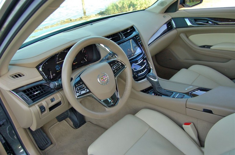 2014 Cadillac CTS Vsport interior 2