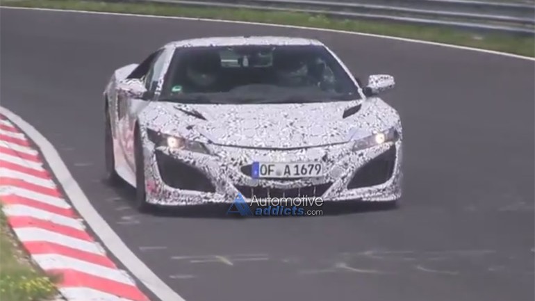 2016 Acura NSX Caught Testing at Nurburgring: Video
