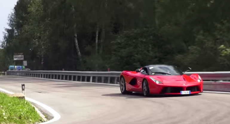 Trento-Bondone Hill Climb Exotics Drift and One Very ‘HOT’ LaFerrari: Video