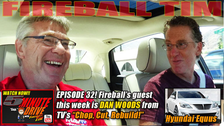 5MINUTE DRIVE Ep32 with “Chop, Cut, Rebuild’s” DAN WOODS & the 2014 Hyundai Equus Signature…