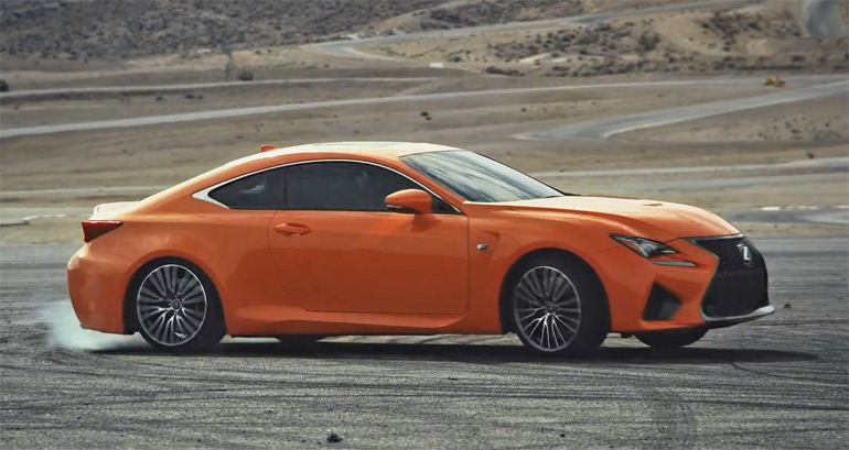 All-New Lexus RC F Ad Selling Donuts-err Golden Opportunity: Video