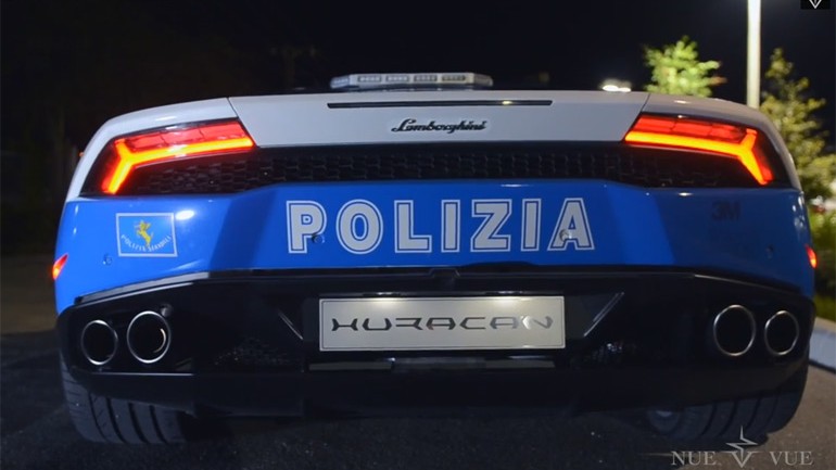 Womp Womp! Lamborghini Huracan Police Car Chases Superleggera: Video