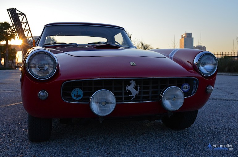 Randy's beautiful 1959 Ferrari 250 GT PF Coupe at the February 14, 2015 Automotive Addicts Cars and Coffee
