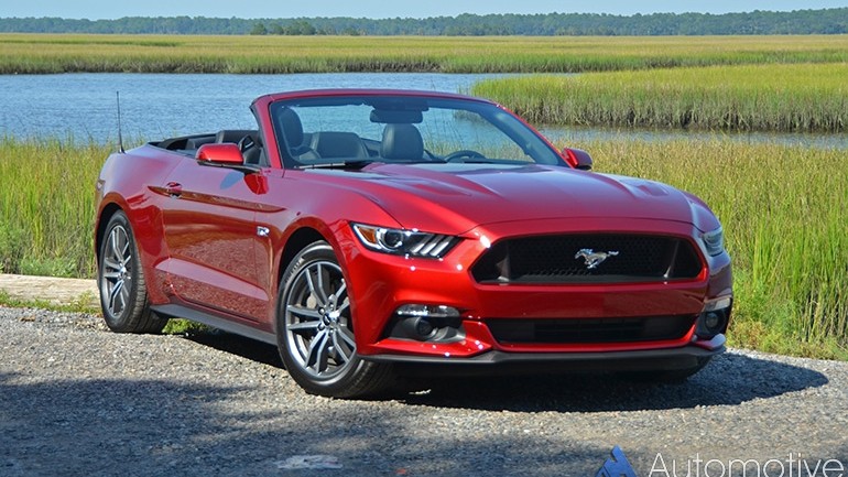 2015 Ford Mustang GT Convertible Review & Test Drive