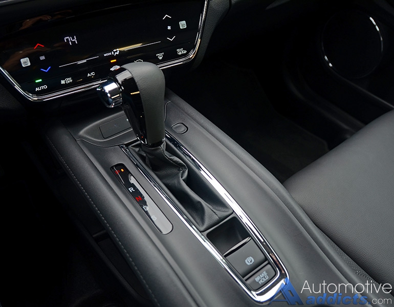 Red Interior Gear Shift Box Gears button Trim 2pcs For Honda HR-V HRV 2016-2021