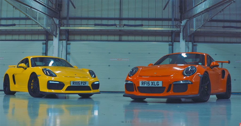 Stuttgart S Finest Mainstreamers Battle Porsche Cayman Gt4 Vs 911 Gt3 Rs Track Test Video Automotive Addicts