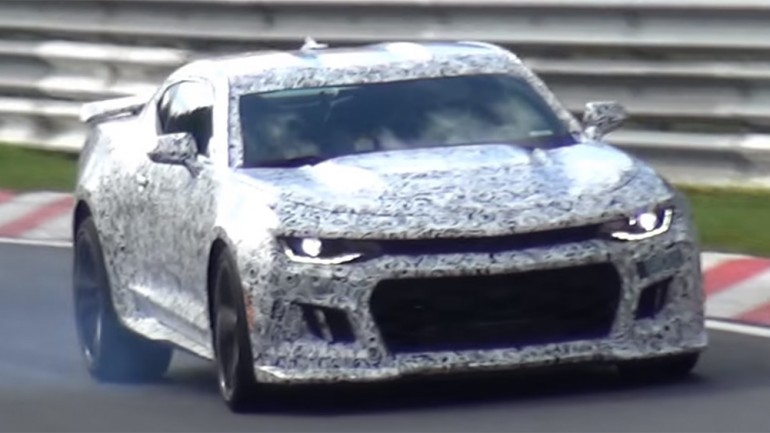 2017 Chevrolet Camaro ZL1 or Z/28 Testing at Nurburgring: Video
