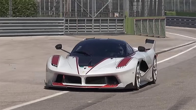 Behind the Seat of the Ferrari FXX K On Track: Video