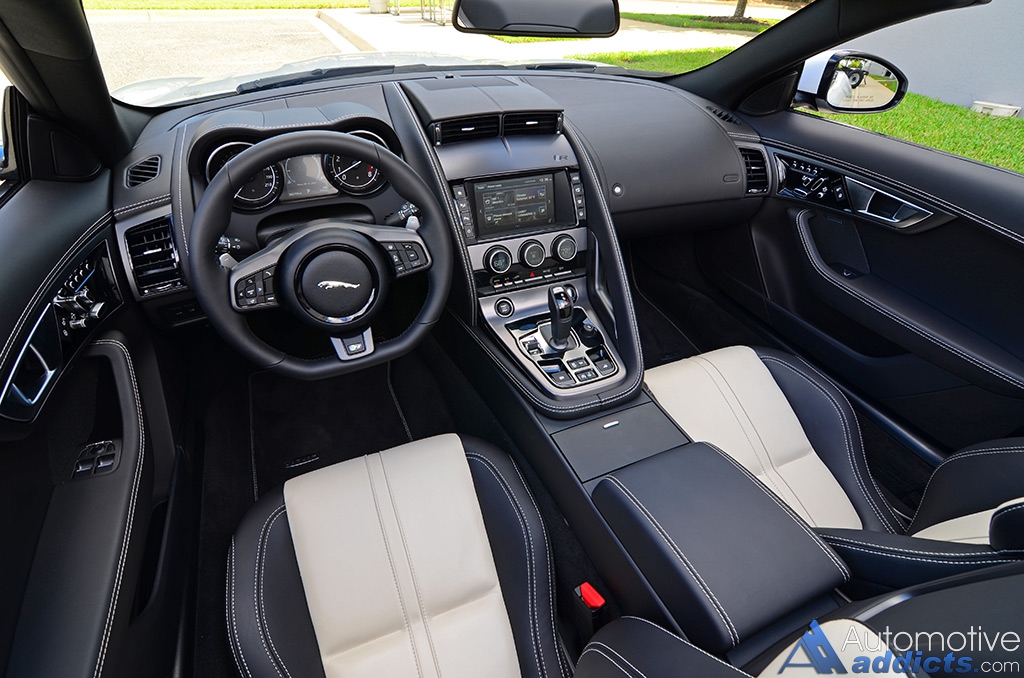2017 Jaguar F Type R Convertible Interior Dashboard