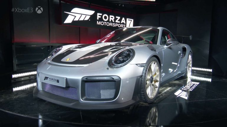 2018 Porsche 911 GT2 RS Revealed With new Microsoft Xbox One X and Forza Motorsport 7