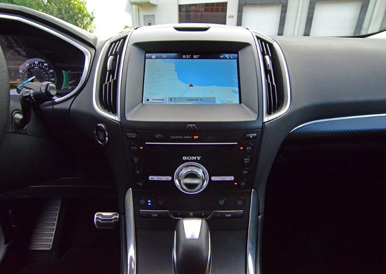 2017fordedgesportcenterdashboard Automotive Addicts