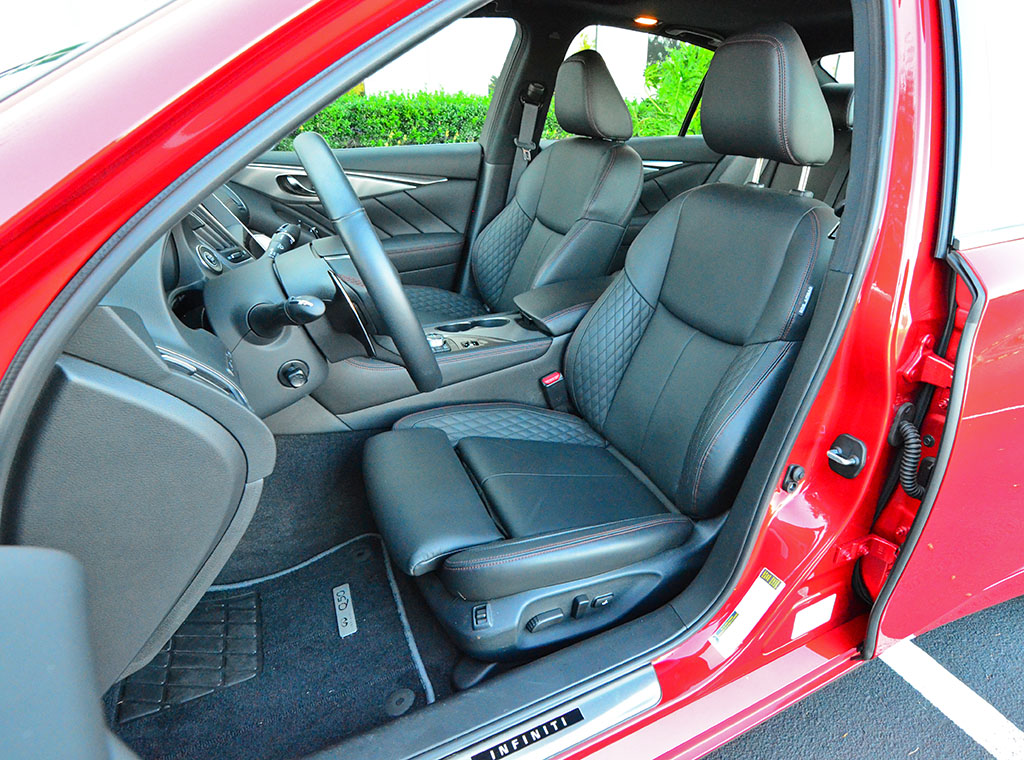 2018 Infiniti Q50 Red Sport 400 Interior