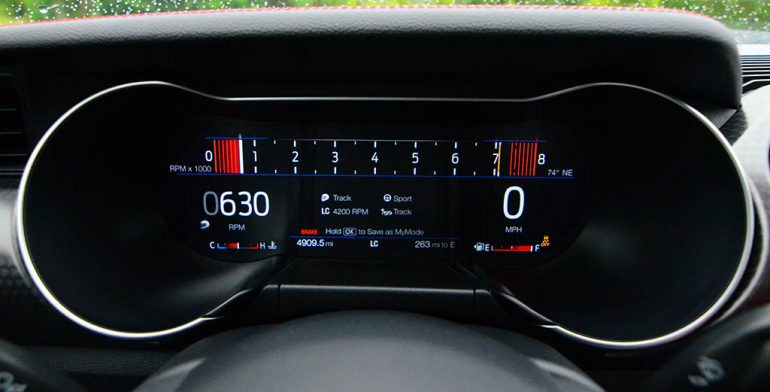 2018-ford-mustang-gt-gauge-cluster-track : Automotive Addicts