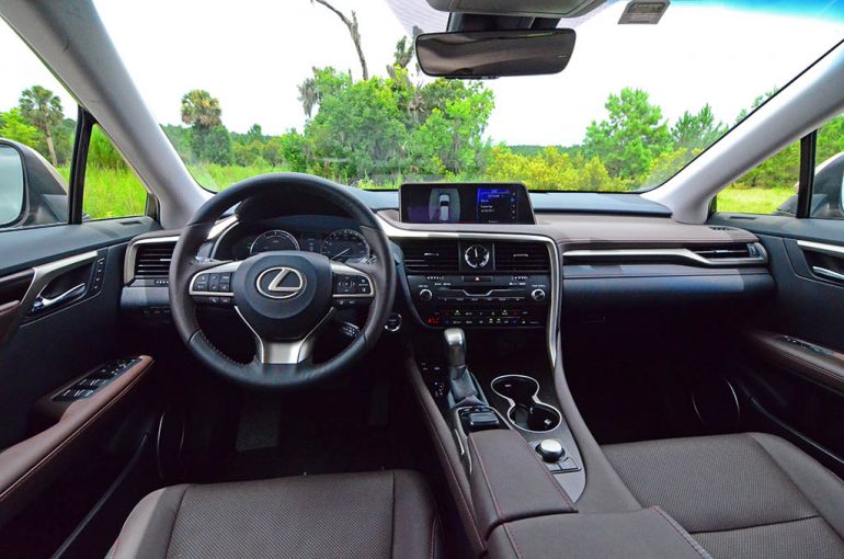 2018 lexus rx 450hl dashboard