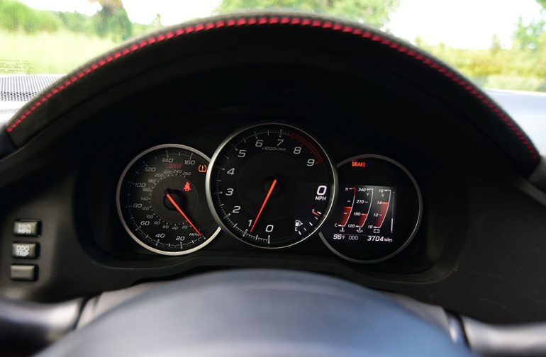 2018 subaru brz ts gauge cluster