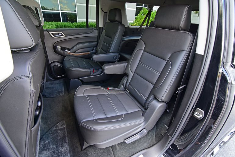 2019 gmc yukon xl denali second row seats