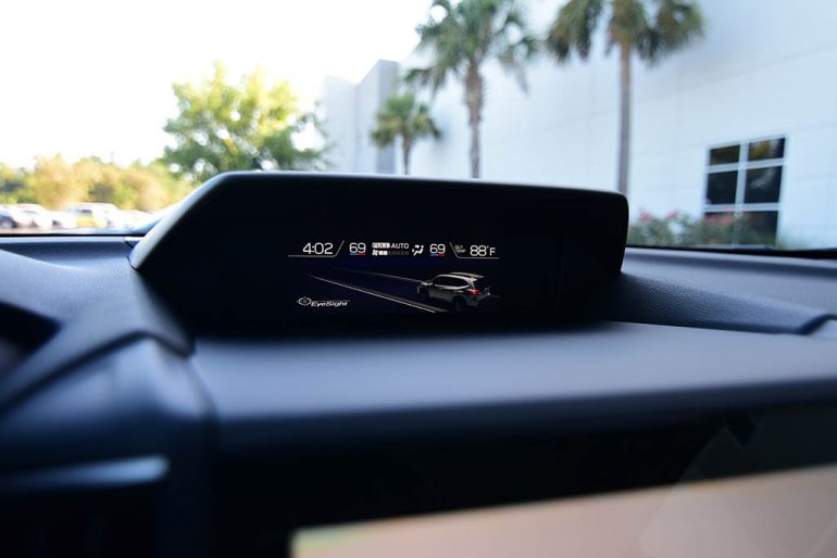 2019 subaru forester limited information screen