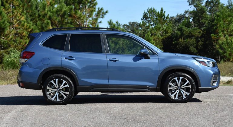 2019 subaru forester limited side