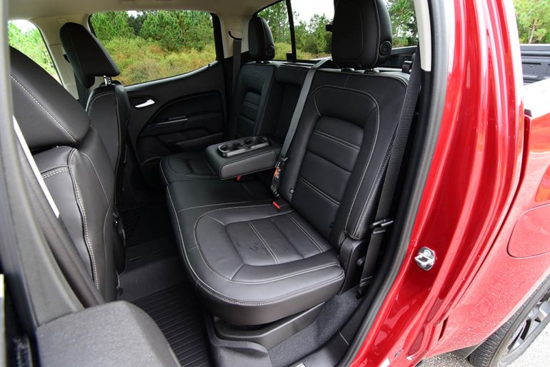 2019 GMC Canyon Denali 4WD back seats