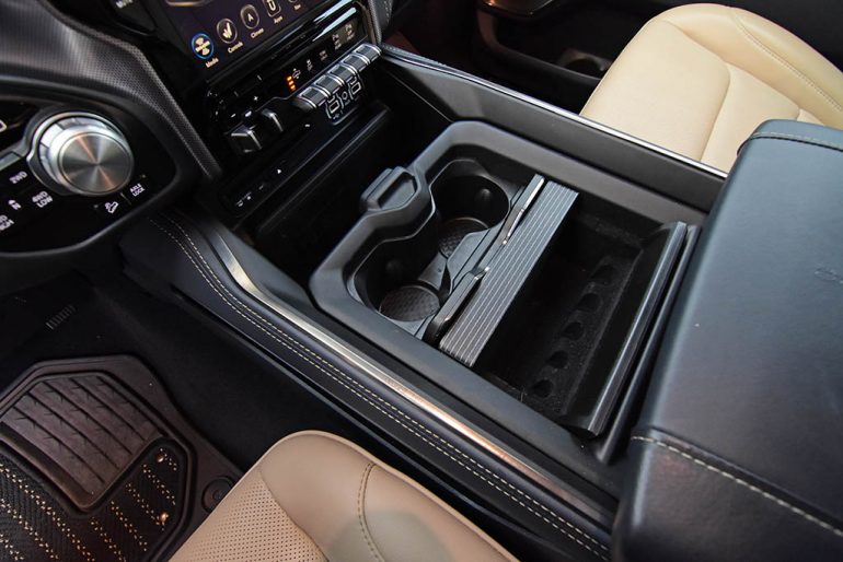 2019 Ram 1500 Crew Cab V8 Limited Cup Holders Storage Box